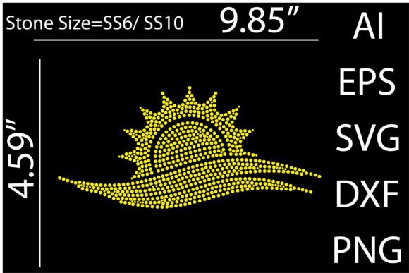 A Designer's Take on the Printable Sun Rhinestone Templates