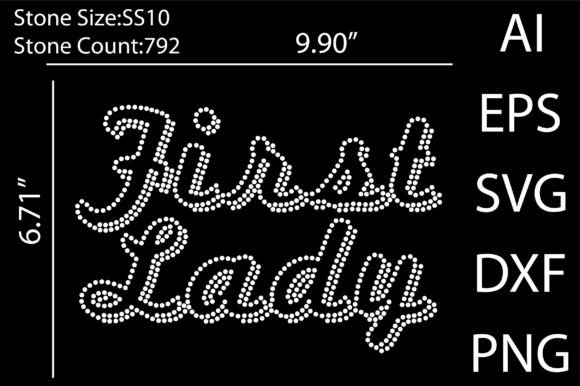 A Practical Review of the First Lady Rhinestone Templates