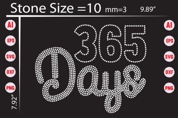 A Year of Sparkle: Putting the Rhinestone Template to the Test