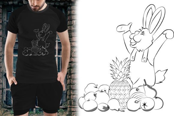 Best Easter Bunny Vector Print Templates for T-Shirt Designs & Graphics
