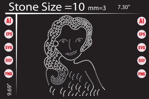 Crafting Brand Sparkle: A Rhinestone Design for Small Business Graphics