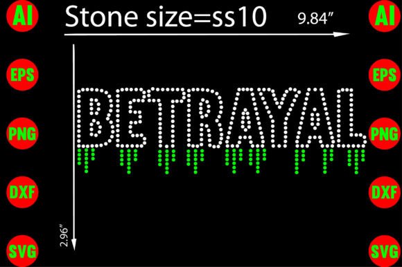 Enhance Your T-Shirt Designs with Betrayal Rhinestone Templates