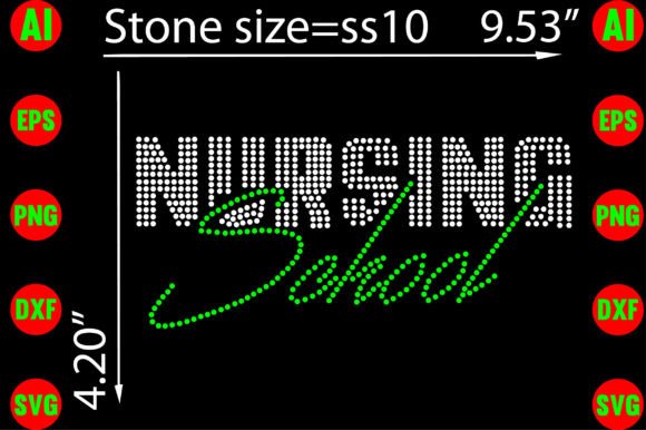 Evaluating Nursing School Rhinestone Templates for Brand Design