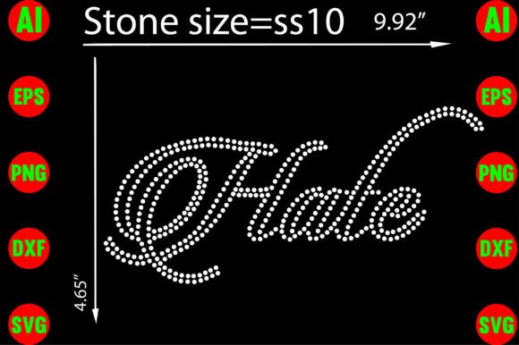 Hate Rhinestone Templates: A Versatile T-Shirt Design Graphic