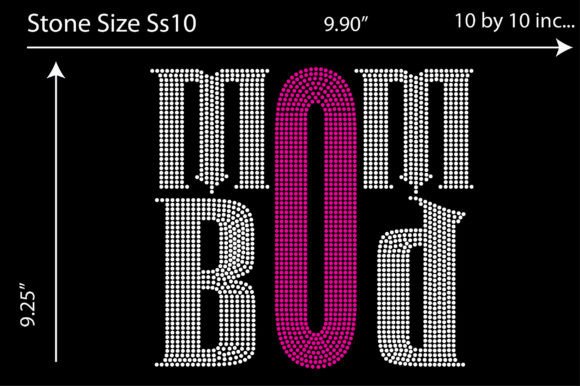 MOM Rhinestone Templates: A Versatile Design Asset for Bold Graphics