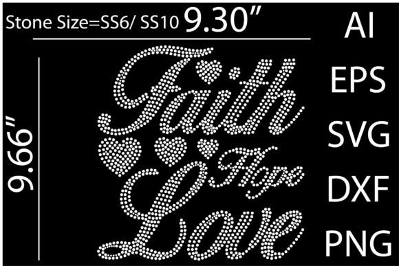 Review: Faith Hope Love Rhinestone Templates for T-Shirt Designs