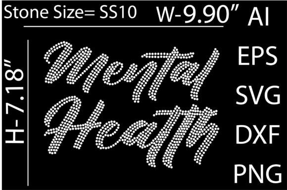 Review: Mental Health Rhinestone Templates for T-Shirt Designs