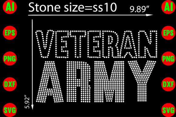 Review: Veteran Army Rhinestone Templates for T-Shirt Designs
