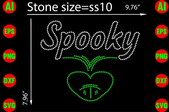 Spooky Rhinestone Templates for T-Shirt Designs