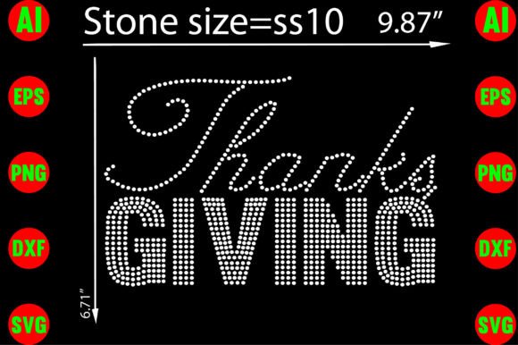 Thanksgiving Rhinestone Templates: A Sparkle for T-Shirt Designs