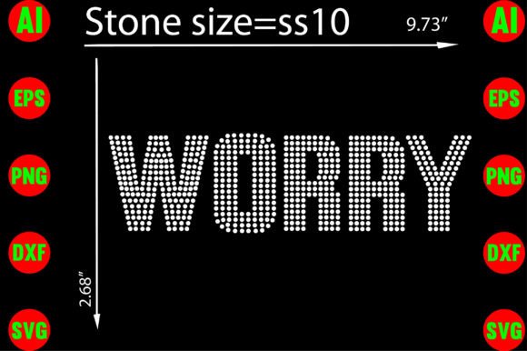 Worry Rhinestone Templates: A Designer's Take on T-Shirt Graphics